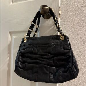 Elegant Black Leather Handbag